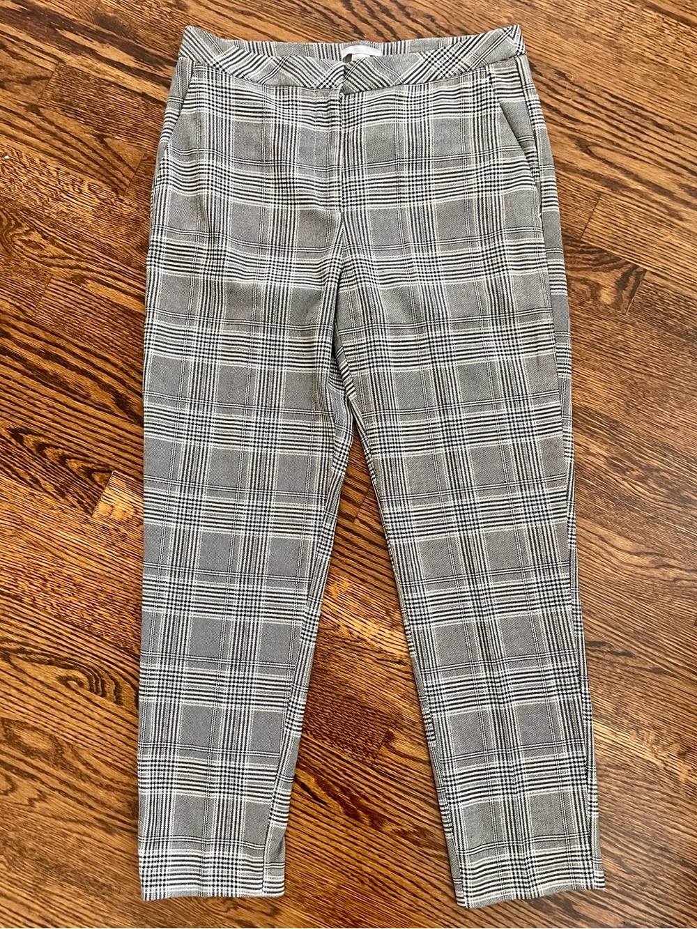 H&M Black & White Plaid Pants (EU 38 / US 6)